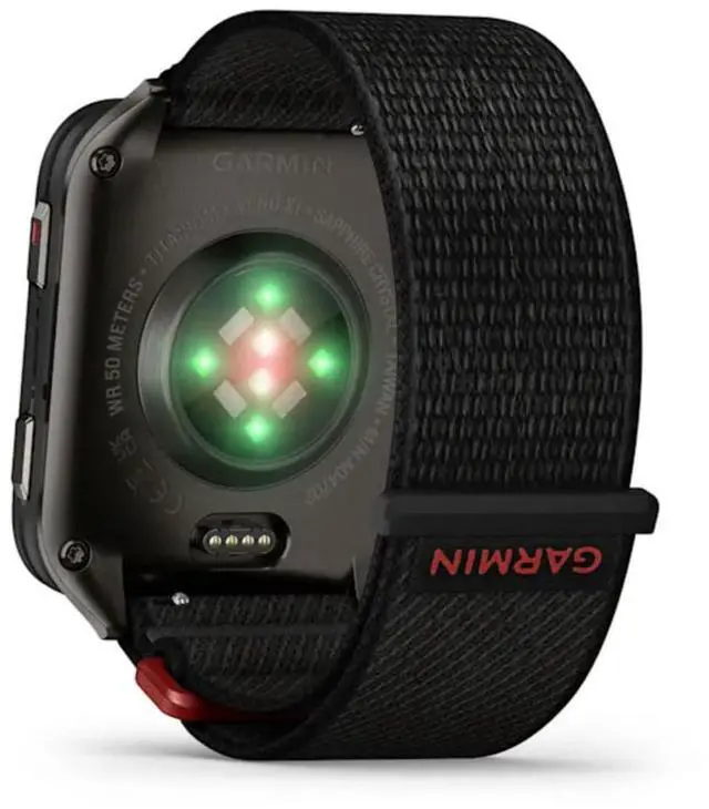 Alt view image 11 of 11 - Garmin® Venu® X1, Thin and Lightweight GPS Smartwatch, AMOLED Display, Advanced Health and Fitness Features, Black with Slate Titanium Caseback and Black ComfortFit Nylon Band