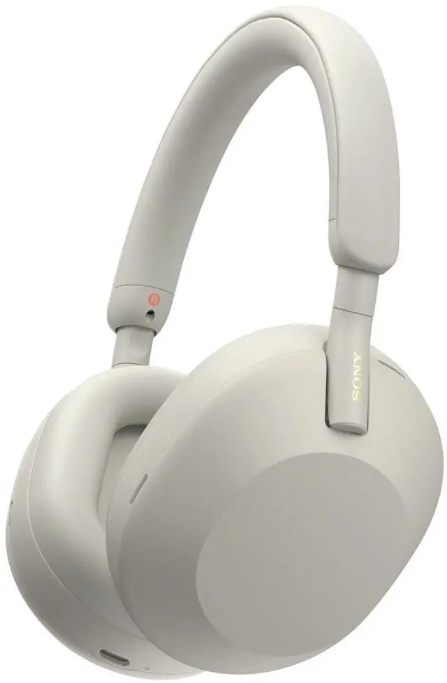 Alt view image 3 of 8 - Sony WH1000XM5 Wireless Noise Canceling Over the Ear Headphones - Silver