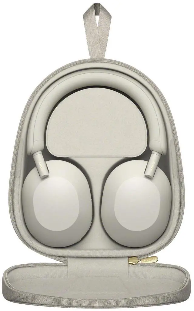 Alt view image 7 of 8 - Sony WH1000XM5 Wireless Noise Canceling Over the Ear Headphones - Silver