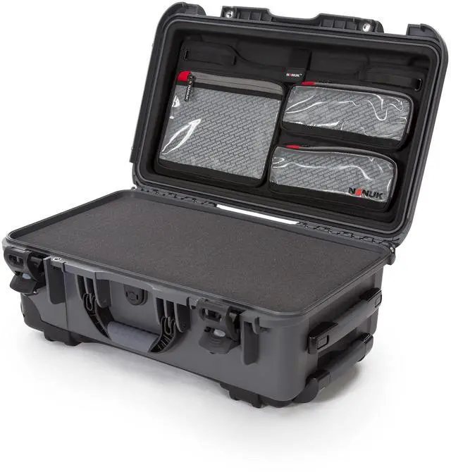 Main image of Nanuk 935 Wheeled Hard Case with Foam Insert & Lid Organizer (Graphite)
