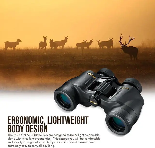 Alt view image 4 of 7 - Nikon Aculon 7x35 A211 Central Focus Binocular with Aspherical Multi-Coated Eco-Glass Lenses Bundle with Focus Camera Binocular Harness and Focus Lens Cleaning Pen (3 Items)