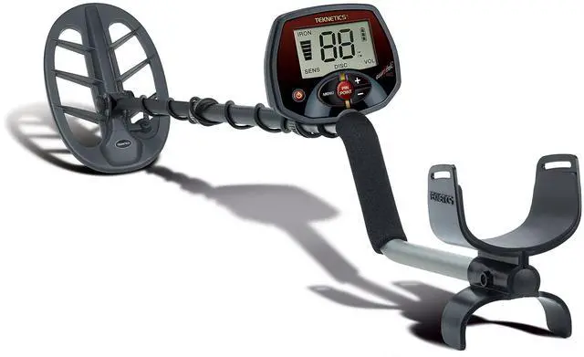 Alt view image 3 of 5 - Teknetics Euro-Tek Pro Metal Detector with Tek-Point Pinpointer, 11-Inch DD Searchcoil, and Cover (Red)