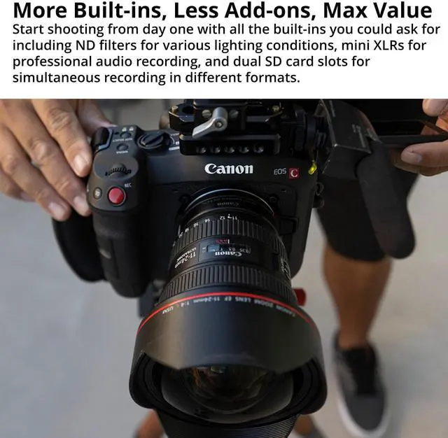 Alt view image 6 of 8 - Canon EOS C70 Cinema Camera (RF Lens Mount)