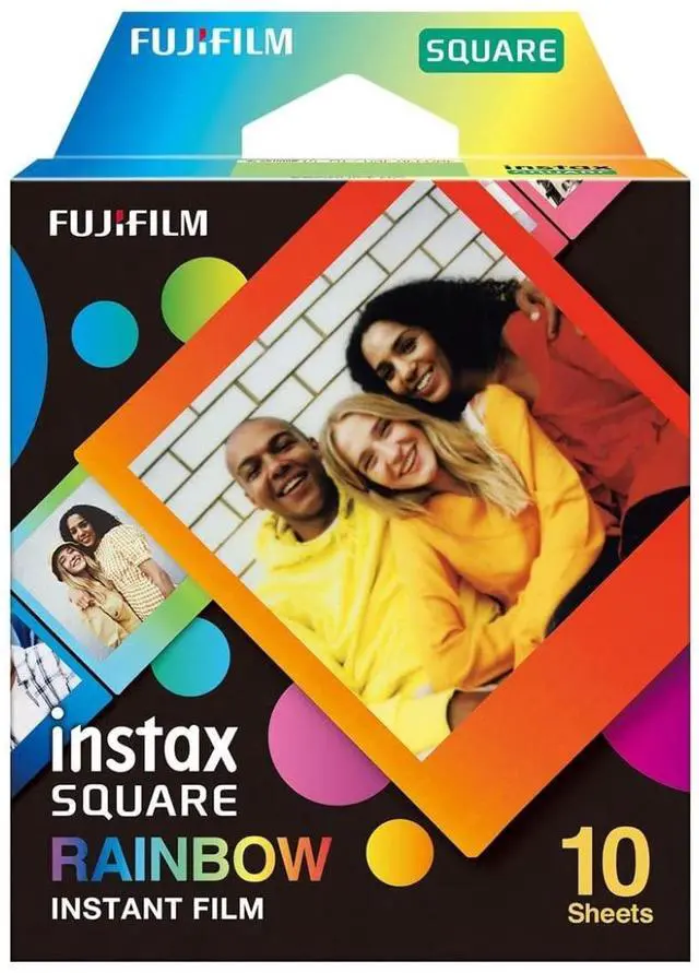 Alt view image 2 of 7 - Fujifilm Instax Square Instant Film (4-Pack) Bundle with Microfiber Cleaning Cloth (5 Items)