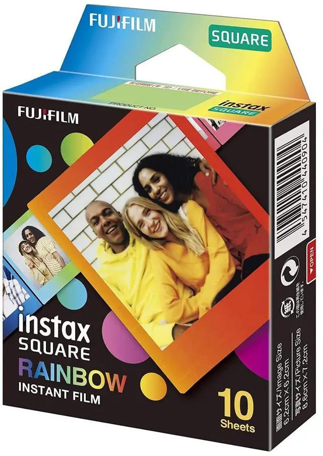 Alt view image 4 of 7 - Fujifilm Instax Square Instant Film (4-Pack) Bundle with Microfiber Cleaning Cloth (5 Items)