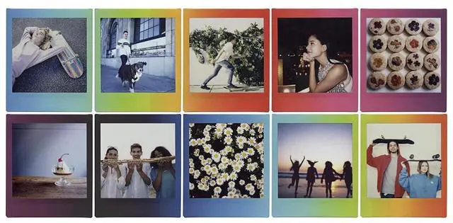 Alt view image 6 of 7 - Fujifilm Instax Square Instant Film (4-Pack) Bundle with Microfiber Cleaning Cloth (5 Items)