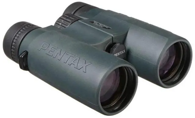 Alt view image 6 of 7 - Pentax Z-Series ZD 10x43mm Roof Prism WP Binoculars with Binocular Harness and Lens Cleaning Pen Bundle (3 Items)
