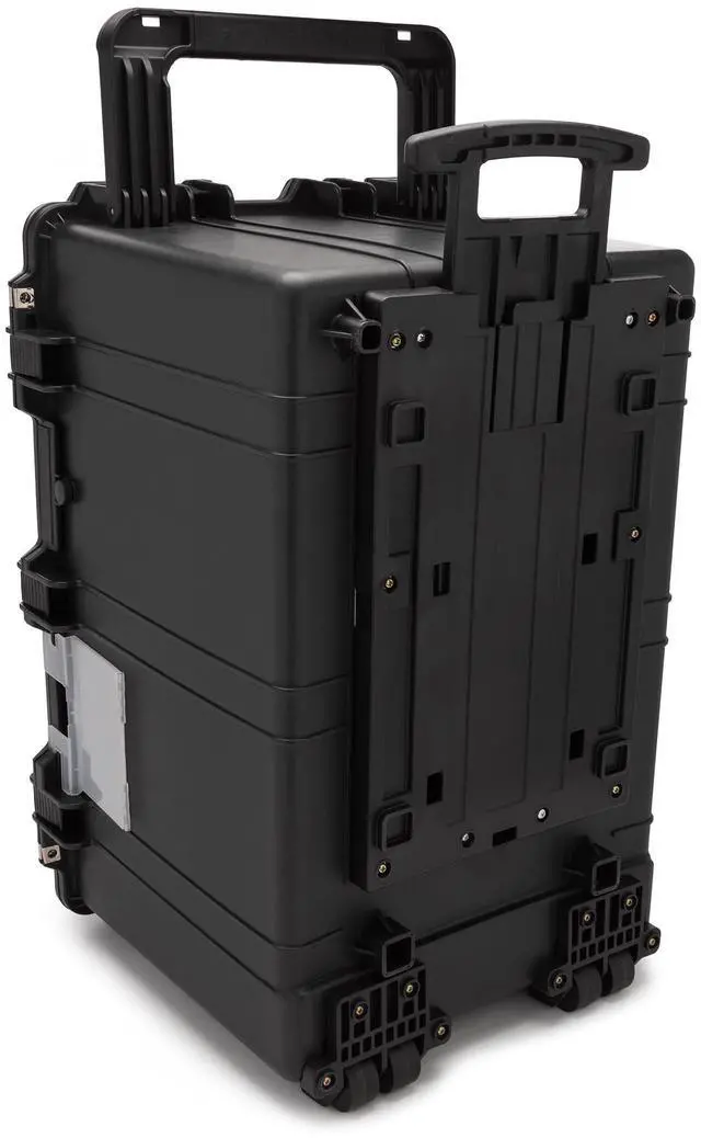 Alt view image 4 of 6 - Koah Weatherproof 32" XXXL Roller Hard Case with Customizable Foam and Retractable Handle - 130 Liters Durable Protection for Equipment (32"x20"x20" Exterior, 28"x18"x16" Interior, Black)