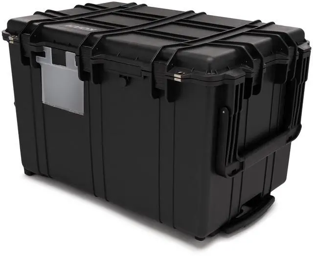 Alt view image 5 of 6 - Koah Weatherproof 32" XXXL Roller Hard Case with Customizable Foam and Retractable Handle - 130 Liters Durable Protection for Equipment (32"x20"x20" Exterior, 28"x18"x16" Interior, Black)