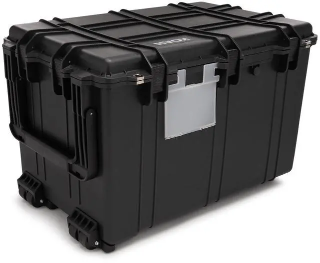 Alt view image 6 of 6 - Koah Weatherproof 32" XXXL Roller Hard Case with Customizable Foam and Retractable Handle - 130 Liters Durable Protection for Equipment (32"x20"x20" Exterior, 28"x18"x16" Interior, Black)