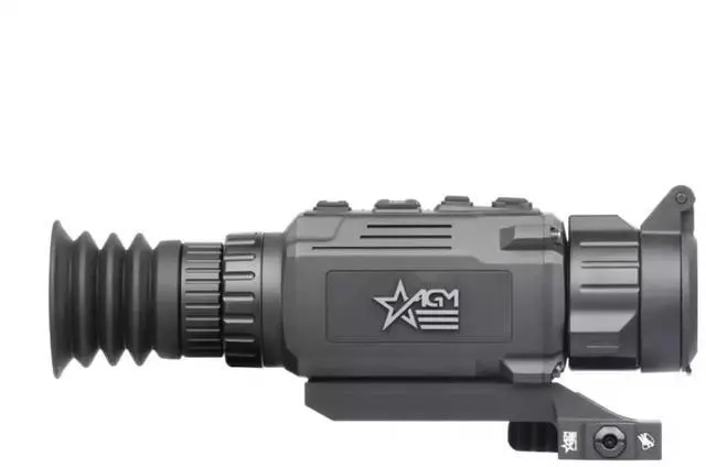 Alt view image 4 of 7 - AGM Rattler-C V2 19-256 Thermal Imaging Clip-On with 20mK 256x192 (50 Hz) 19mm Lens OLED Display Video Recording (Black)