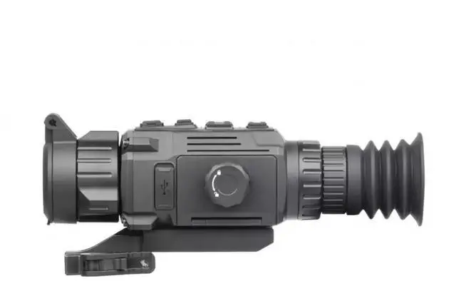 Alt view image 5 of 7 - AGM Rattler-C V2 19-256 Thermal Imaging Clip-On with 20mK 256x192 (50 Hz) 19mm Lens OLED Display Video Recording (Black)