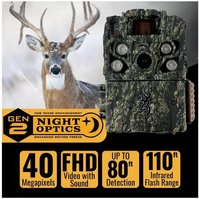 Alt view image 2 of 7 - Browning Trail Cameras - Strike Force FHDR 40MP (2-Pack) with 2x 32GB Memory Card and Card Reader (5 items)