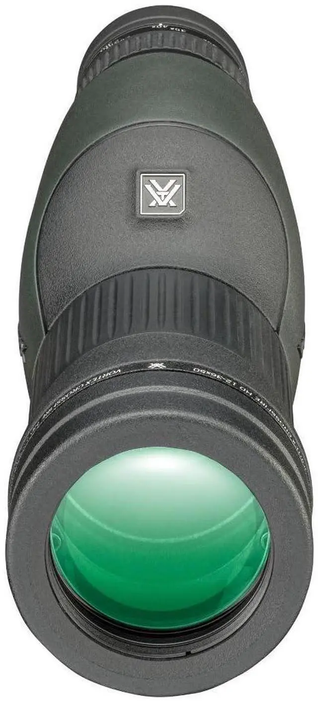 Alt view image 2 of 7 - Vortex Crossfire HD Straight Spotting Scope with 12-36x Magnification, 50mm Objective Lens Diameter, and Waterproof Design