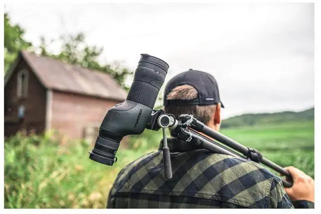 Alt view image 6 of 7 - Vortex Crossfire HD Straight Spotting Scope with 12-36x Magnification, 50mm Objective Lens Diameter, and Waterproof Design