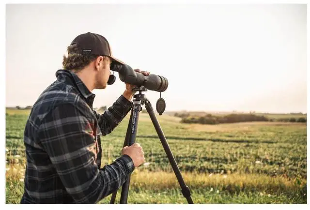 Alt view image 6 of 7 - Vortex Crossfire HD Straight Spotting Scope with 20-60x Magnification, 80mm Objective Lens Diameter, and Waterproof Design