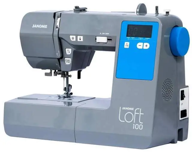 Alt view image 4 of 7 - Janome Loft 100 Computerized Sewing Machine with 100 Stitches Bundle with Needles and Plastic Bobbins (16 Items)