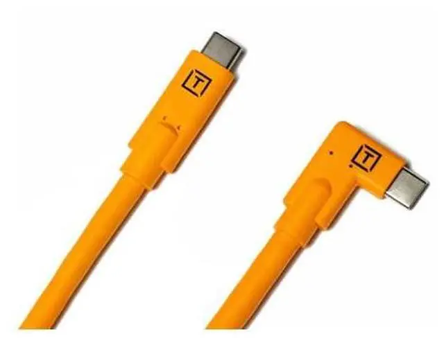 Alt view image 15 of 18 - tether tools 15 ft. tetherpro usb a male to minib 8pin cable orange