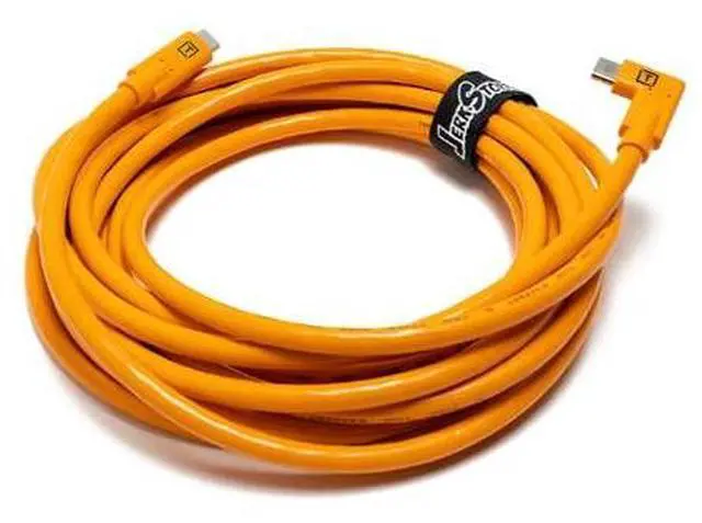 Alt view image 14 of 18 - tether tools 15 ft. tetherpro usb a male to minib 8pin cable orange
