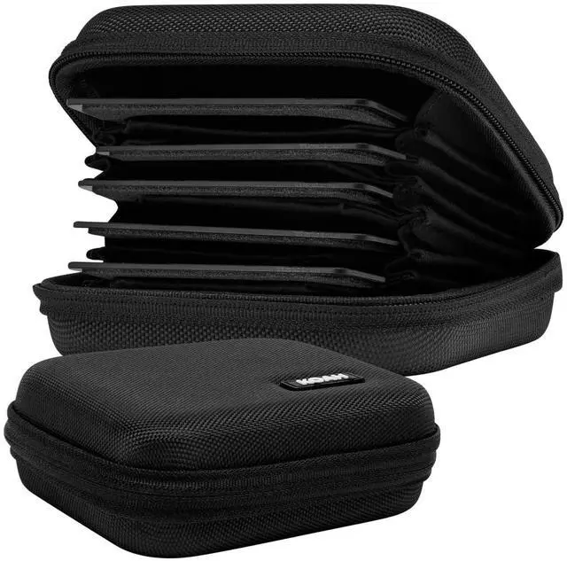 Alt view image 7 of 7 - Koah Hard Shell Camera Filter Case - Lens Filter Case for 8 Filters - Protective Photography Filters Case Organizer with Inner Padded Design - Small Holder for Multiple 58mm 67mm 72mm 77mm 82mm 95mm
