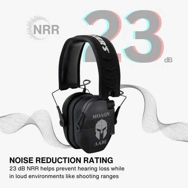 Alt view image 4 of 7 - Walker's Razor Omnidirectional Molon Ear Muffs with Protection Case Bundle
