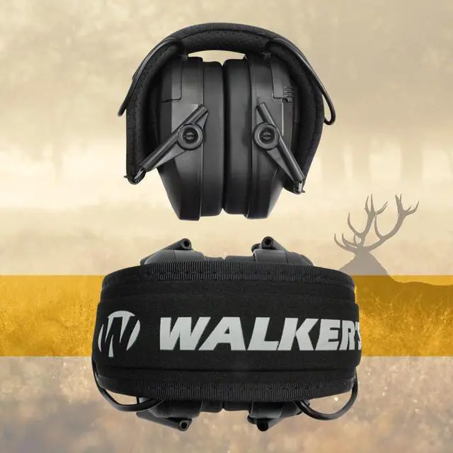 Alt view image 5 of 7 - Walker's Razor Omnidirectional Molon Ear Muffs with Protection Case Bundle