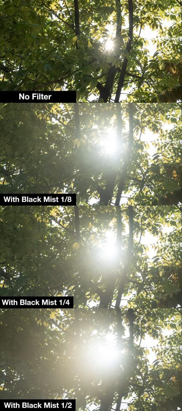 Alt view image 14 of 14 - NiSi 82mm Circular Black Mist 1/2 Filter #NIR-82-BLKMIST50