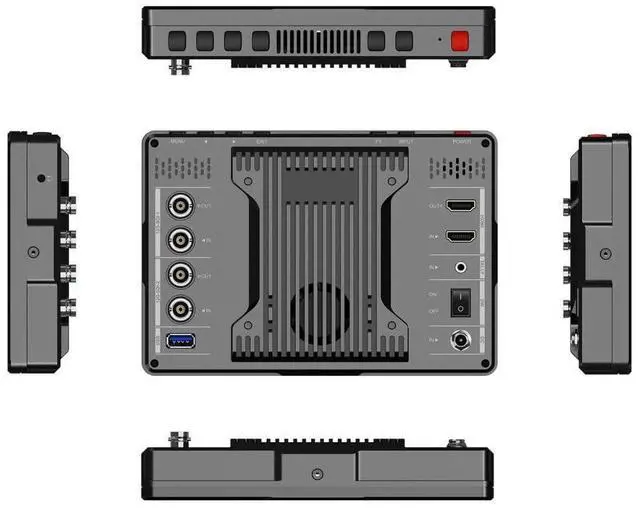 Alt view image 15 of 20 - LILLIPUT 7" Q7-12G 7inch 2000nits 12G-SDI Ultra Brightness On-Camera Monitor-12G-SDI x 2 HDMI 2.0 x 1 Tally Output 12G-SDI x 2 HDMI 2.0 x 1 HDR 3D-LUT Waveform level meter Vector scope