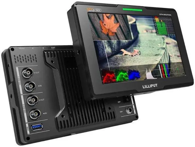 Alt view image 16 of 20 - LILLIPUT 7" Q7-12G 7inch 2000nits 12G-SDI Ultra Brightness On-Camera Monitor-12G-SDI x 2 HDMI 2.0 x 1 Tally Output 12G-SDI x 2 HDMI 2.0 x 1 HDR 3D-LUT Waveform level meter Vector scope