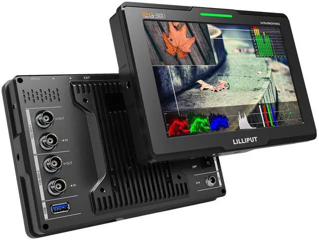 Alt view image 20 of 20 - LILLIPUT 7" Q7-12G 7inch 2000nits 12G-SDI Ultra Brightness On-Camera Monitor-12G-SDI x 2 HDMI 2.0 x 1 Tally Output 12G-SDI x 2 HDMI 2.0 x 1 HDR 3D-LUT Waveform level meter Vector scope