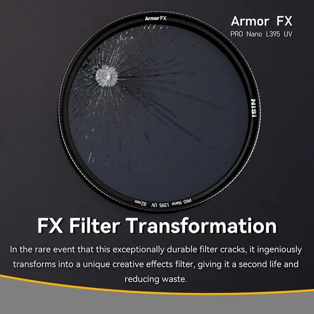 Alt view image 12 of 12 - NiSi NiSi 67mm Armor FX PRO Nano L395 UV Protection Filter #NIR-AFXUV-67