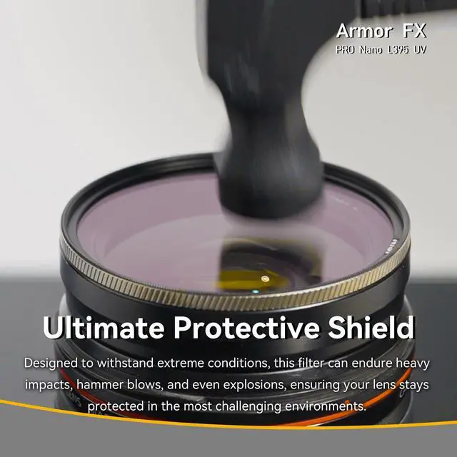 Alt view image 7 of 12 - NiSi NiSi 67mm Armor FX PRO Nano L395 UV Protection Filter #NIR-AFXUV-67