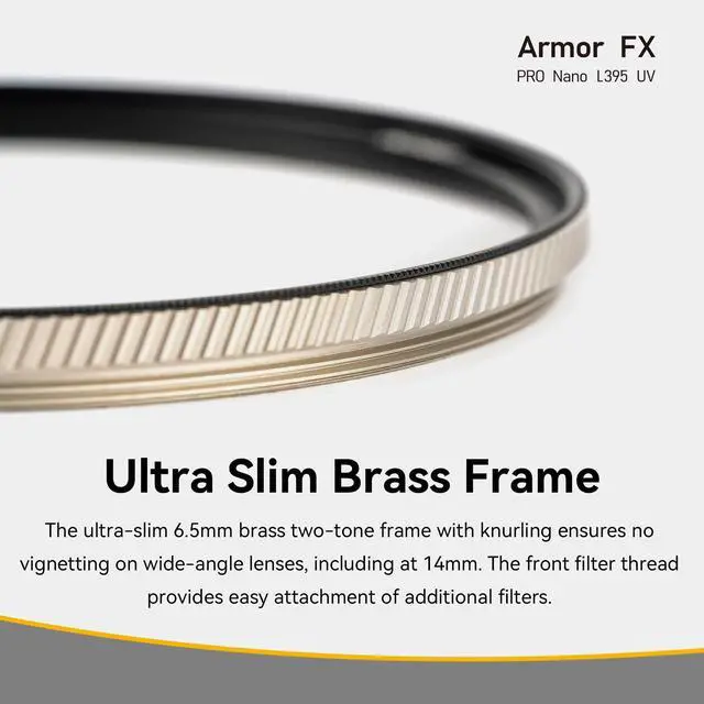 Alt view image 11 of 12 - NiSi NiSi 67mm Armor FX PRO Nano L395 UV Protection Filter #NIR-AFXUV-67
