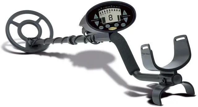 Alt view image 5 of 6 - Bounty Hunter Discovery 2200 Metal Detector with Four-Tone Audio Feedback, 9-Segment Target Identification, and 8-Inch Interchangeable Waterproof Coil (Black)