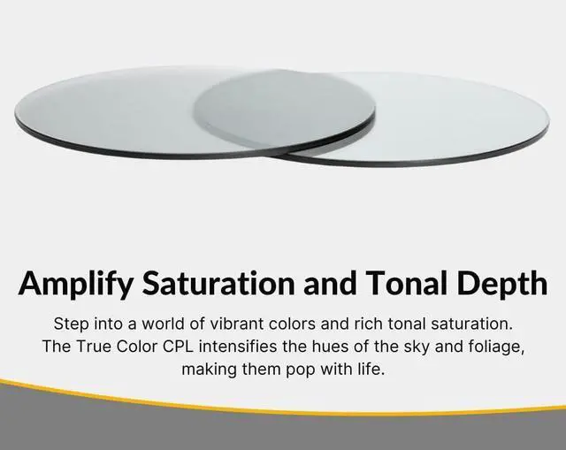 Alt view image 3 of 7 - NiSi 95mm True Color Pro Nano CPL Circular Polarizing Filter Bundle with Hard-Shell Filter Case and Microfiber Cleaning Cloth (3 Items)