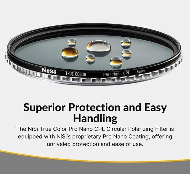 Alt view image 5 of 7 - NiSi 95mm True Color Pro Nano CPL Circular Polarizing Filter Bundle with Hard-Shell Filter Case and Microfiber Cleaning Cloth (3 Items)