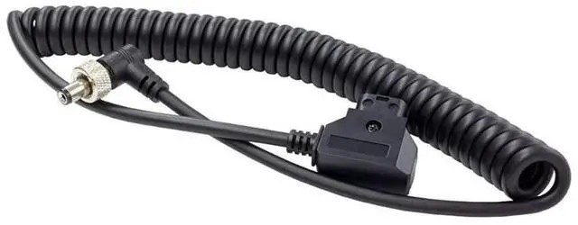 Alt view image 3 of 4 - Atomos D-Tap to DC 16-Inch Locking Cable Connector Barrel Coiled for Monitor and Recorders and Male-to-Female Connectivity for Monitor and Recorders (Black)