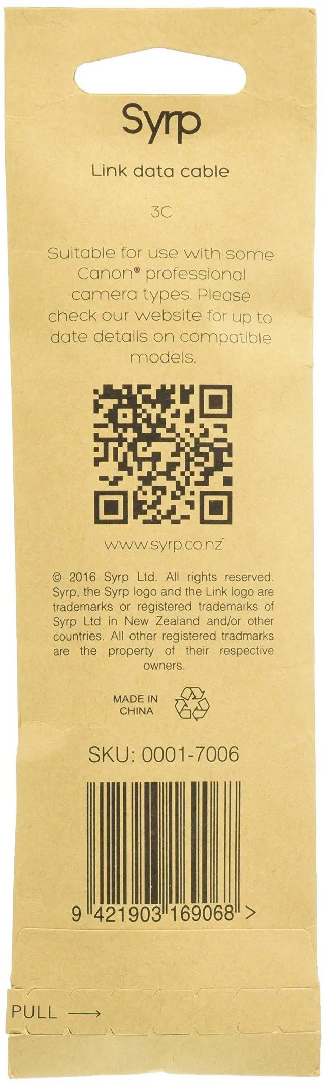 Alt view image 6 of 6 - Syrp 3C Link Cable for Select Canon Cameras #00017006