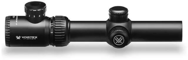 Alt view image 5 of 7 - Vortex Optics Crossfire II 1-4x24 Second Focal Plane Riflescope - V-Brite Illuminated Reticle (MOA) , black