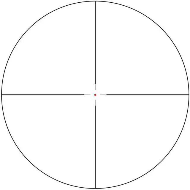 Alt view image 7 of 7 - Vortex Optics Crossfire II 1-4x24 Second Focal Plane Riflescope - V-Brite Illuminated Reticle (MOA) , black