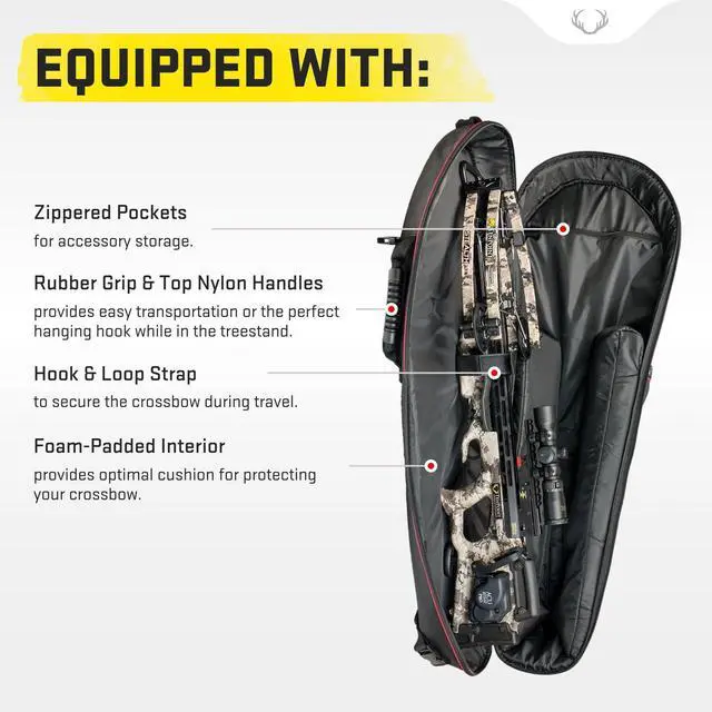 Alt view image 6 of 7 - TenPoint Blazer Soft Crossbow Case with Backpack Straps, Carries All 2019 TenPoint Bows