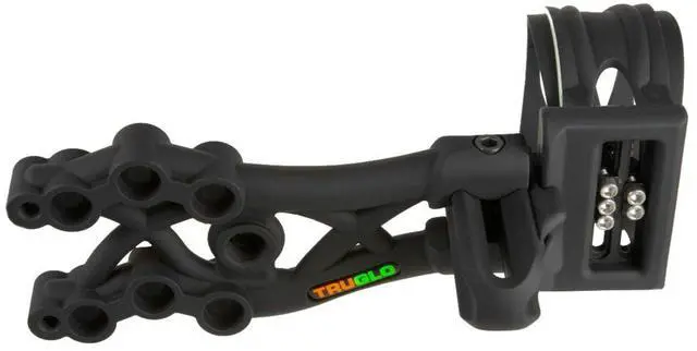 Alt view image 2 of 7 - TruGlo TG5805B Carbon Xtreme 5 Pin .019 Archery Sight