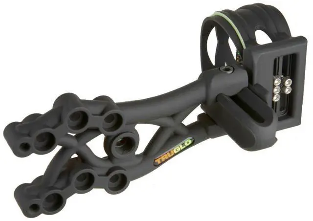 Alt view image 3 of 7 - TruGlo TG5805B Carbon Xtreme 5 Pin .019 Archery Sight