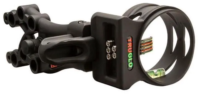 Alt view image 7 of 7 - TruGlo TG5805B Carbon Xtreme 5 Pin .019 Archery Sight