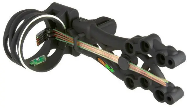 Alt view image 6 of 7 - TruGlo TG5805B Carbon Xtreme 5 Pin .019 Archery Sight