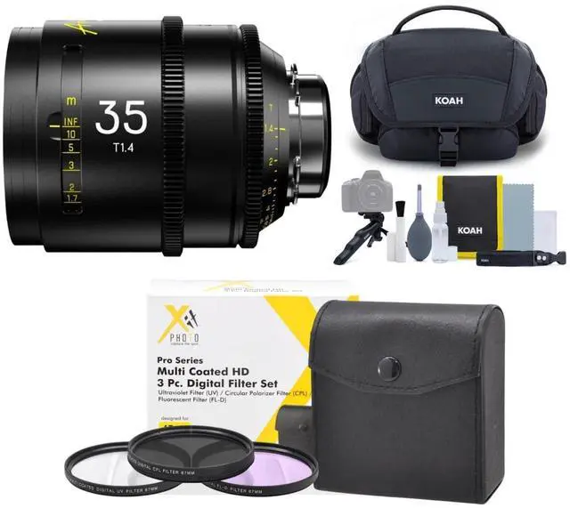 Main image of DZOFilm Arles 35mm T1.4 FF/VV Prime Cine Lens (ARRI PL) Bundle