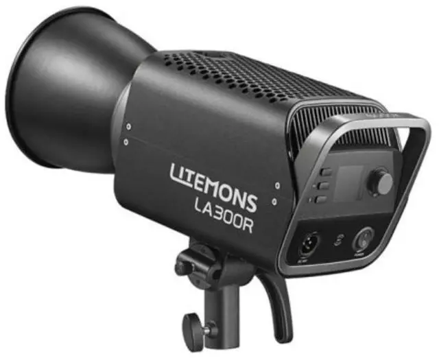 Alt view image 3 of 5 - Godox Litemons LA300R RGB LED Video Light Kit with Smooth App Control and Bowens Mount Compatibility (Black)