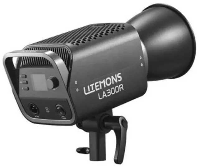 Alt view image 5 of 5 - Godox Litemons LA300R RGB LED Video Light Kit with Smooth App Control and Bowens Mount Compatibility (Black)