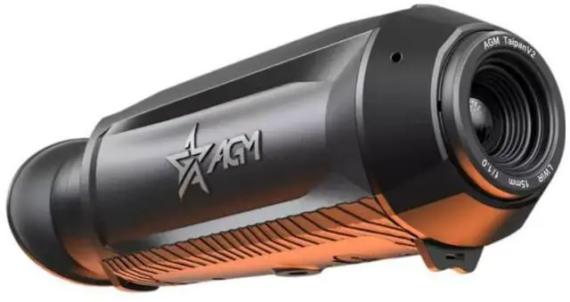 Alt view image 5 of 7 - AGM TaipanV2 15-384 Thermal Monocular with F1.0 Aperture Optics, 50Hz Refresh Speed, and 16GB Memory (Black)