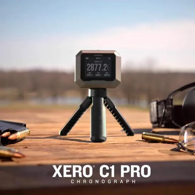 Alt view image 2 of 7 - Garmin Xero C1 Pro Chronograph Bundle with Impact-Proof Watertight and Dustproof Hard Carry Case (2 Items)